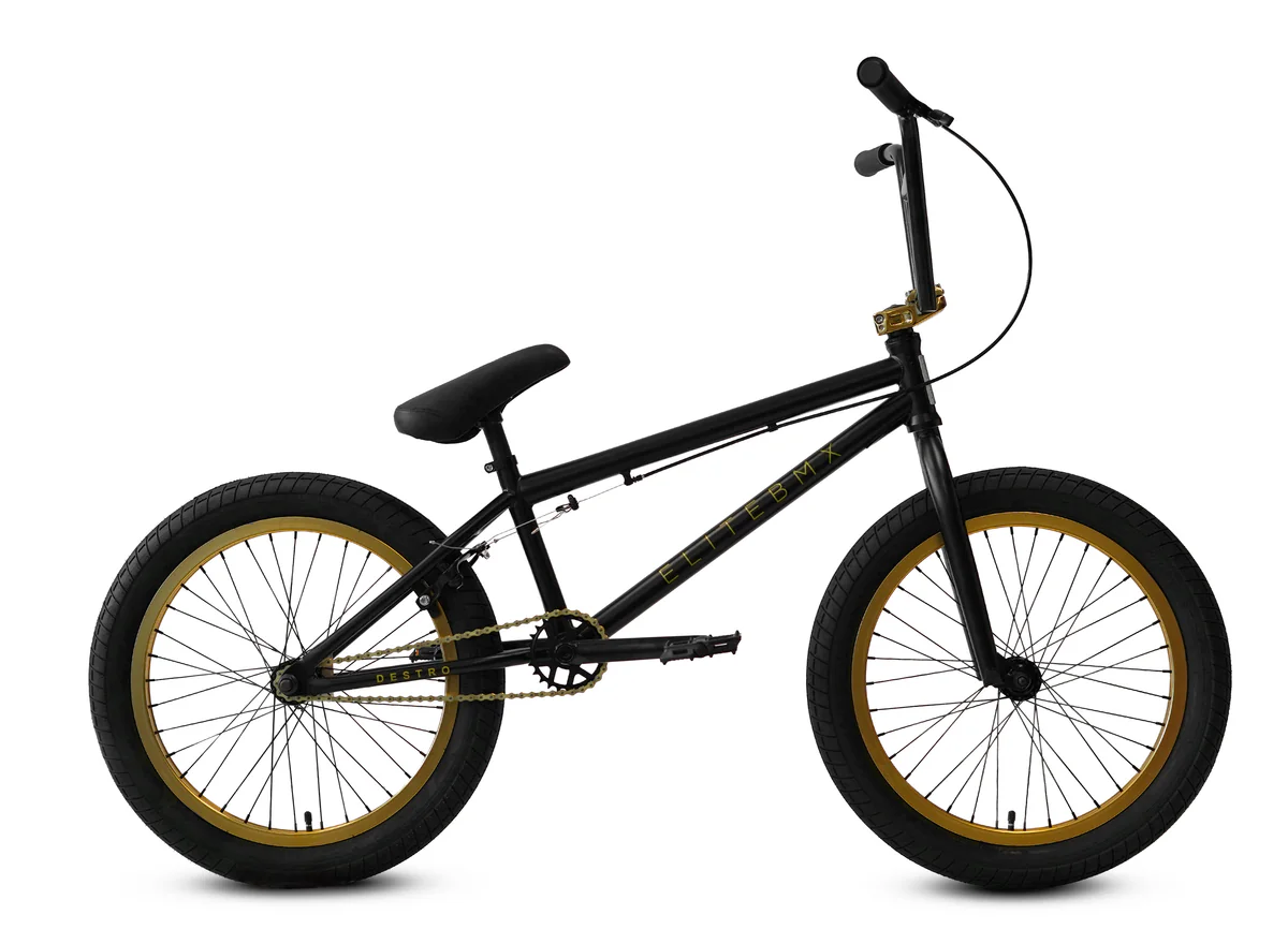 Elite Bmx Destro Black And White Bmx Bike Elite BMX Destro BMX