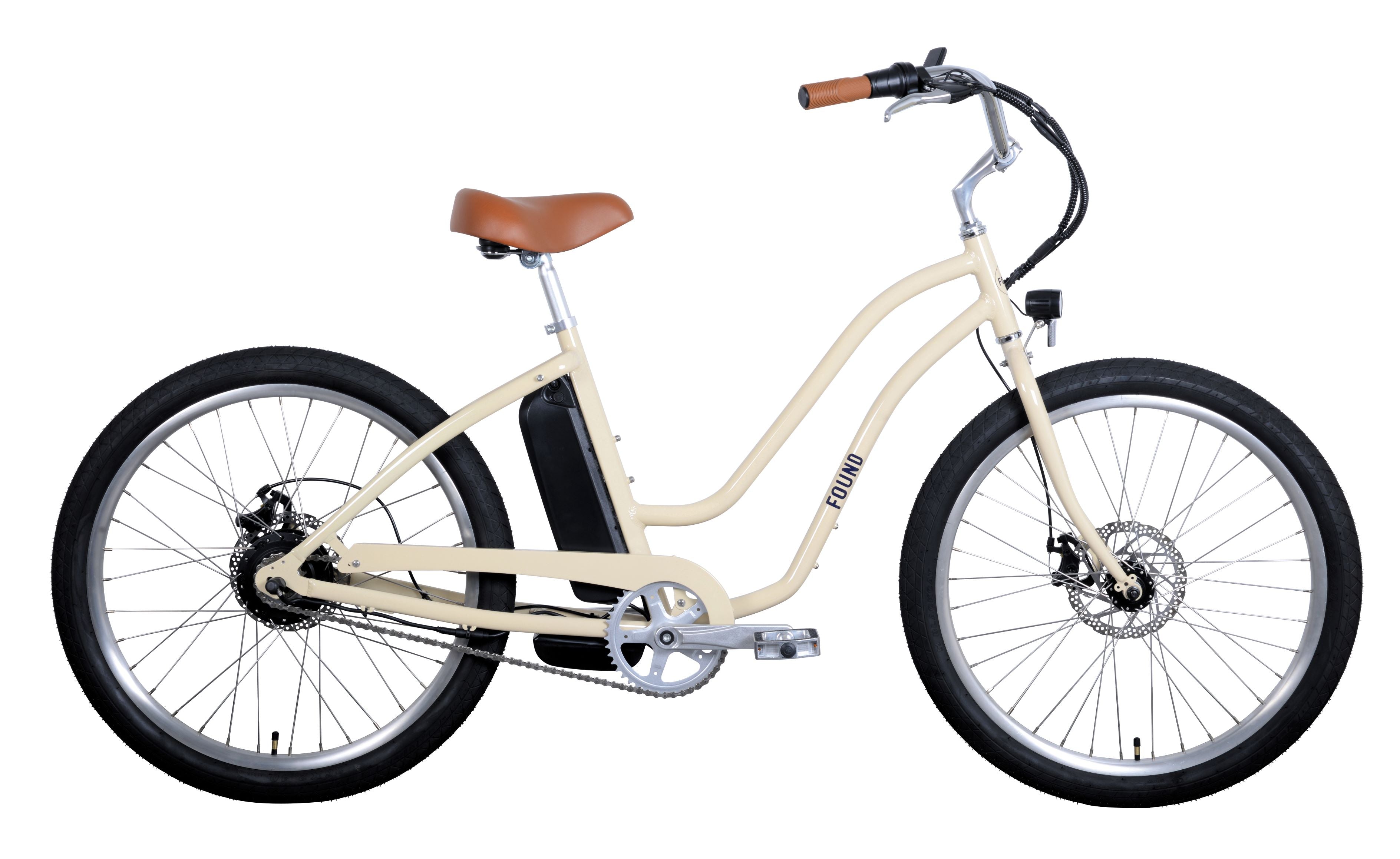 Found Classic Step Thru Electric Beach Cruiser – City Grounds