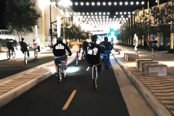 Video: BMX Riders Crash LA Marathon