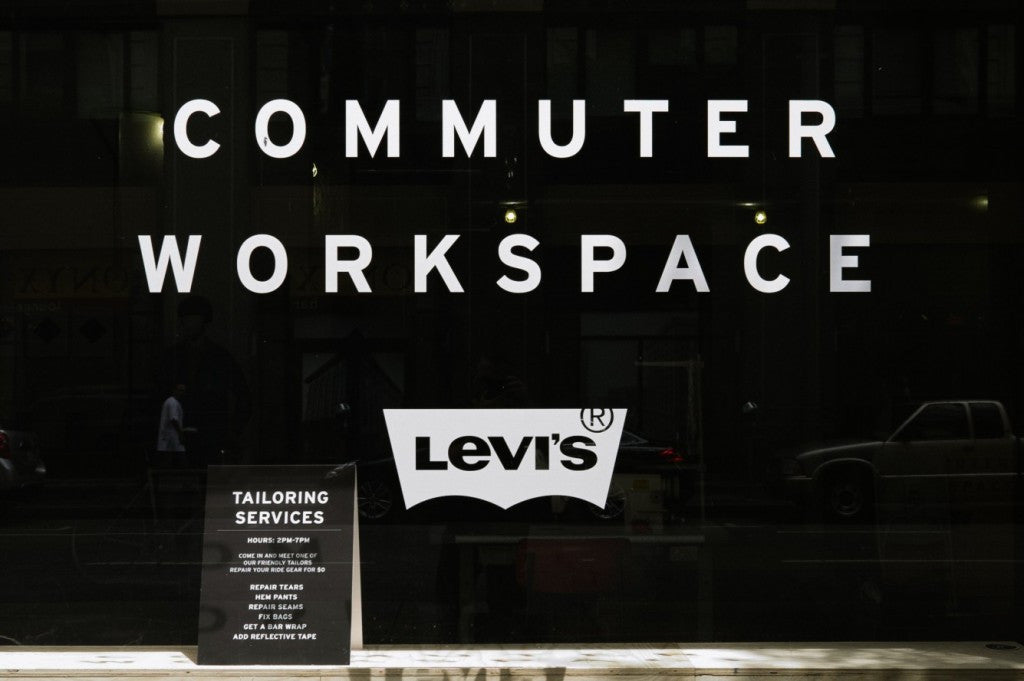 The Levi's Commuter Workspace in Los Angeles