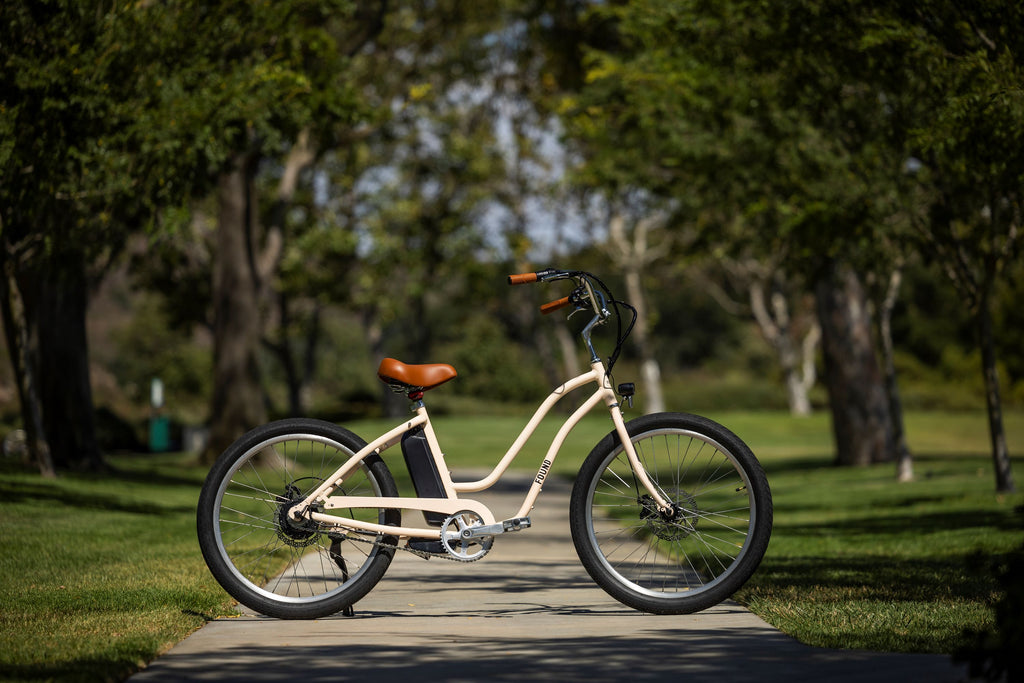 Found Classic Step Thru Electric Beach Cruiser