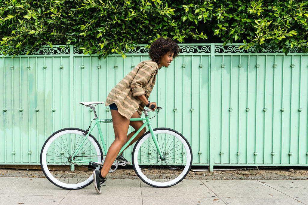 Golden Cycles Blue Jay Fixie Bike