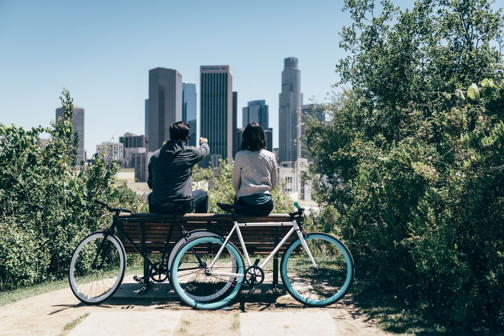 Golden Cycles Blue Jay Fixie Bike