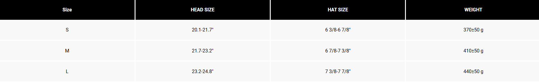 size-chart