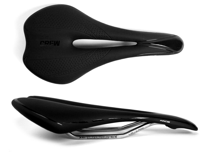 Crew Bike Co Race Saddle w/ CrN/Ti Rails City Grounds