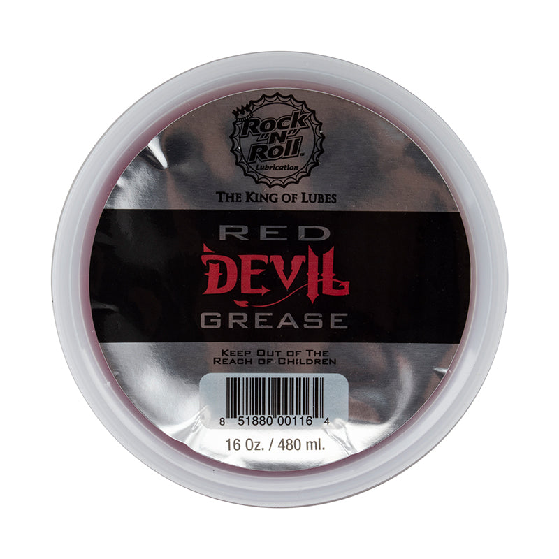 Rock-N-Roll Red Devil Grease Tub