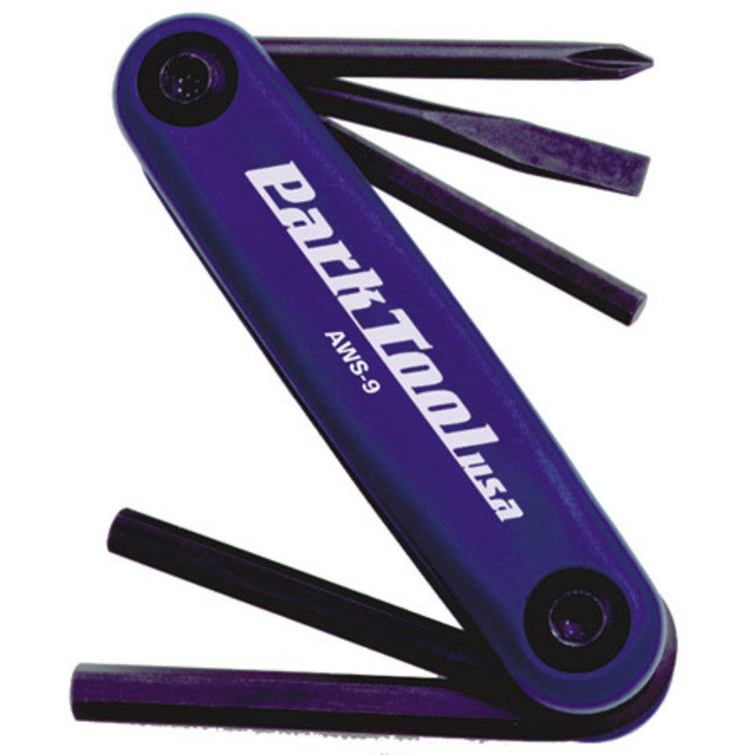 Park Tool Fold Up Hex Wrench and Screwdriver Set