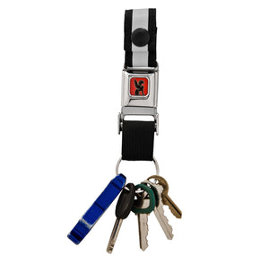 Chrome Mini Buckle Keychain