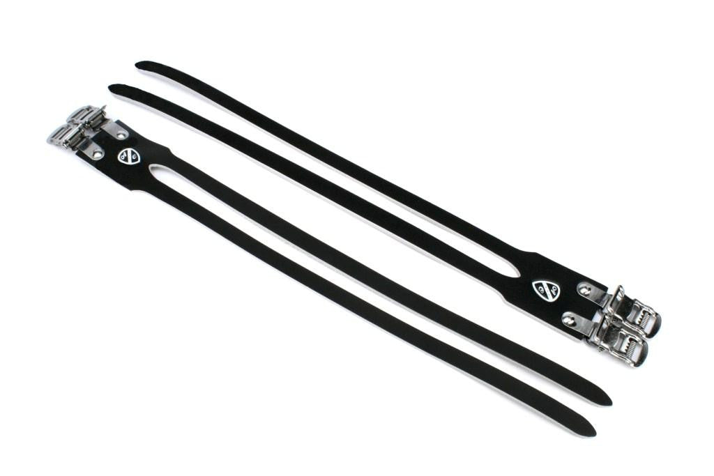 All-City Leather Double Toe Straps